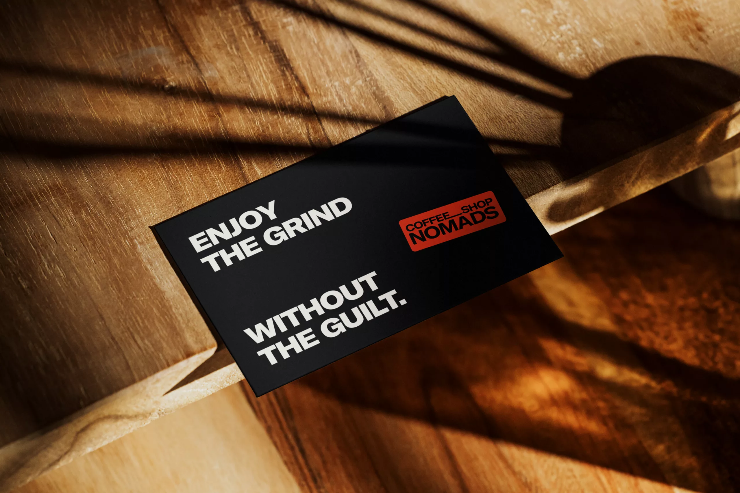 Card - Black - Enjoy The Grind