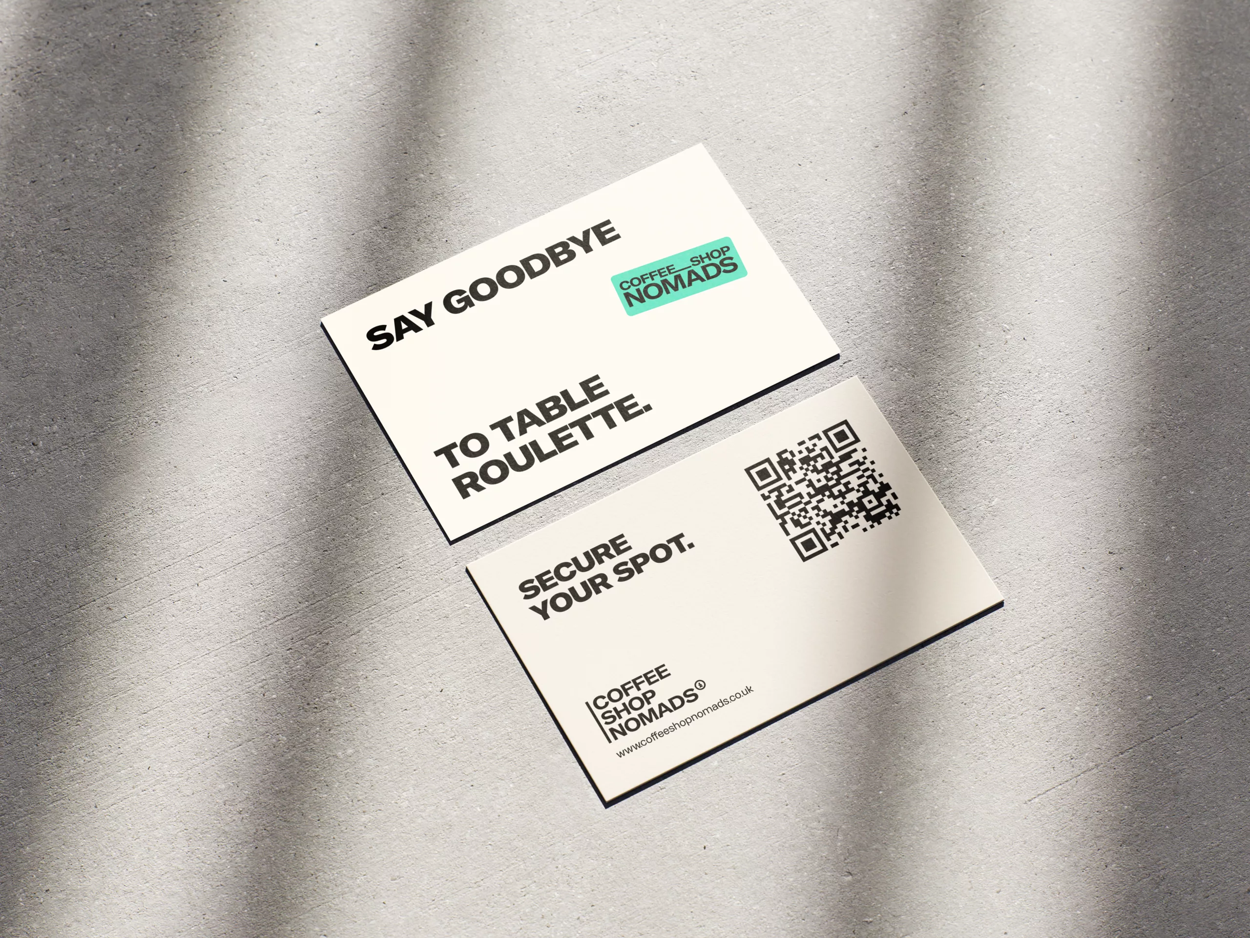 Card - Cream - Say Goodbye To Table Roulette