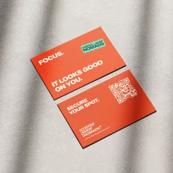 Card - Orange - Focus It Looks Good On You